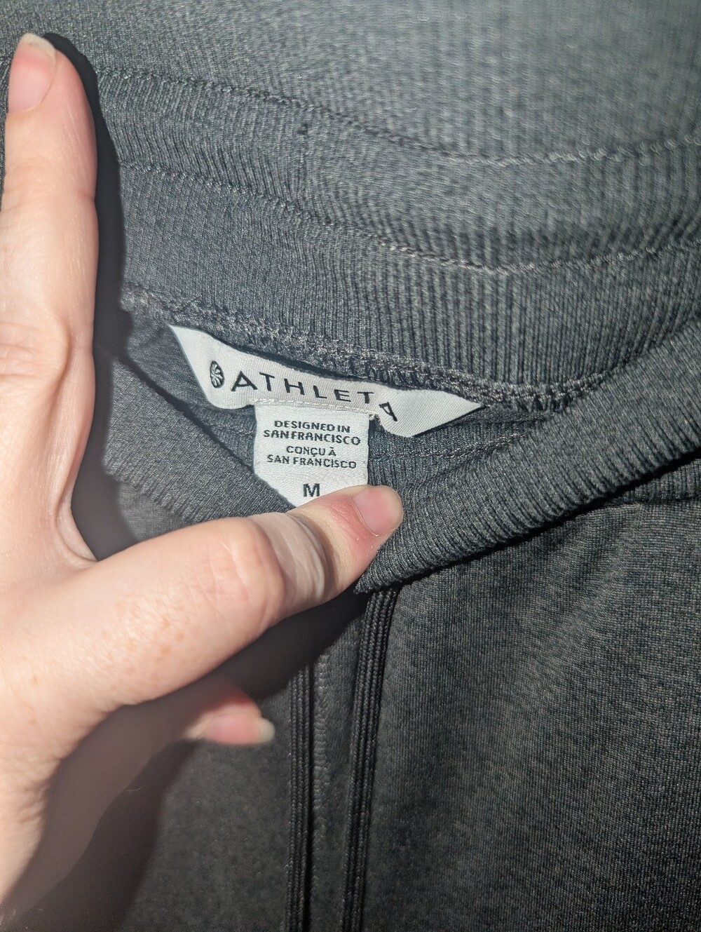 M Athleta Uptempo Joggers in Charcoal Grey - Picture 3 of 5